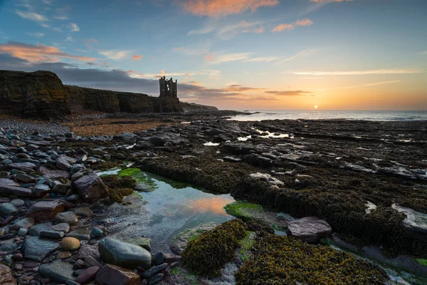 Keiss Castle at Caithness in Scotland — Stock Photo, Image