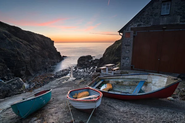 Boats at Church Cove — Stock Photo, Image