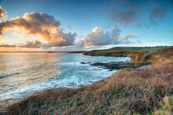 Mirando hacia Mount 's Bay en Cornwall — Foto de Stock