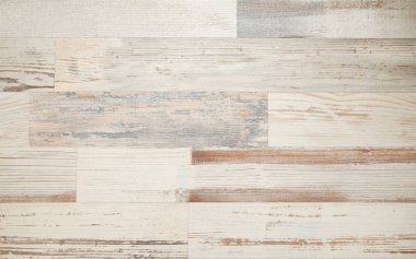 Yatay tahtaları olan hafif eski ahşap arkaplan, kopyalama alanı