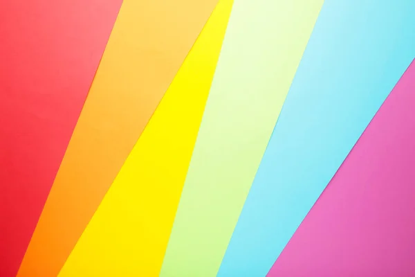 Colored Paper Texture Background Lgbt Pride Concept Design Top View — Stock Photo, Image
