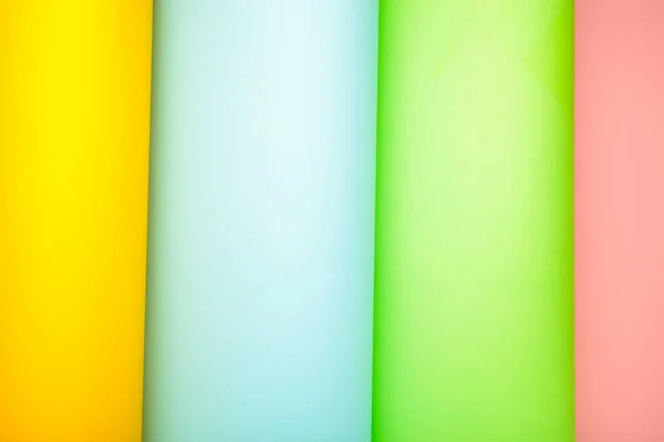 Multicolor Achtergrond Van Een Karton Van Verschillende Kleuren Geel Blauw — Stockfoto