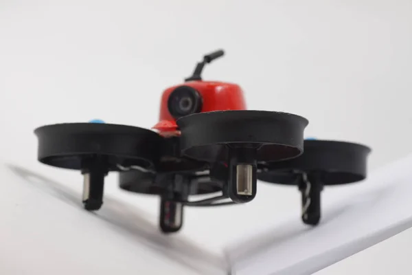 Red Micro quadcopter with fpv camera