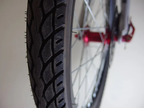 Bicycle rubber tyre pattern photo