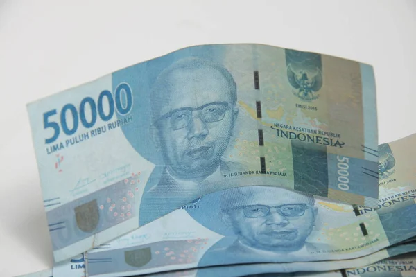 Rupiah Indonesiska Valutor Pengar För Handel Marknaden Här — Stockfoto