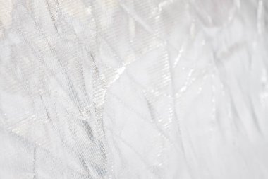Arkaplan için gümüş alüminyum folyo dokusu