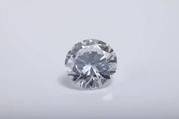 Zblízka Záběr Krásné Barvy Křišťál Zirkonia Diamantové Korálky Pro Šperky — Stock fotografie
