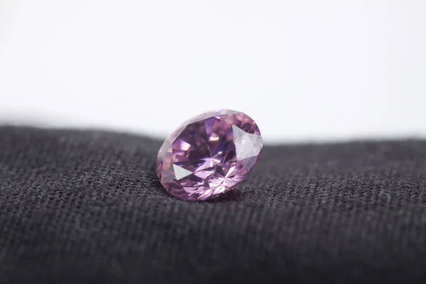 Close Shot Van Mooie Kleur Kristal Zirconia Diamant Kralen Voor — Stockfoto