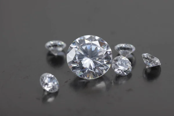Κοντινό Πλάνο Του Όμορφο Χρώμα Κρύσταλλο Ζιργκόν Διαμάντι Χάντρες Για — Φωτογραφία Αρχείου