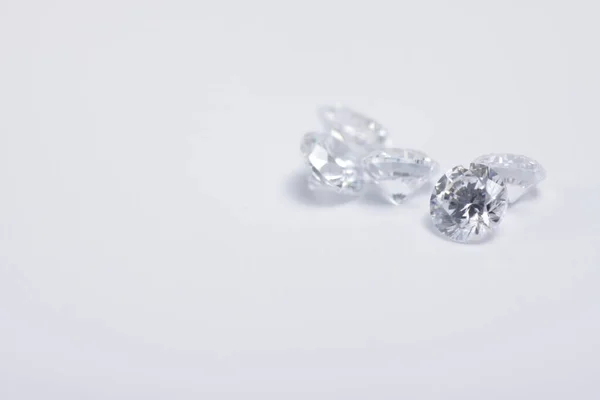 Close Shot Beautiful Color Crystal Zirconia Diamond Beads Jewelry — Stock Photo, Image