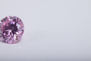 Mücevherler için kristal zirkon elmas boncukları yakın çekim 