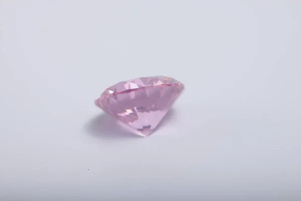Nahaufnahme Von Schönen Kristall Zirkonia Diamantperlen Für Schmuck — Stockfoto