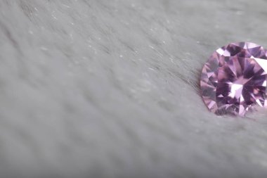 Mücevherler için kristal zirkon elmas boncukları yakın çekim 