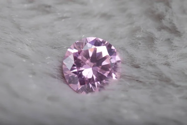 Närbild Skott Vackra Färg Kristall Zirkonia Diamant Pärlor För Smycken — Stockfoto