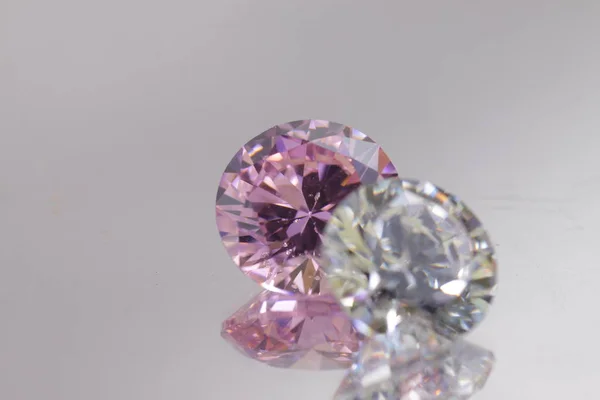 Krásná Barva Křišťál Zirkonia Diamantové Korálky Pro Šperky — Stock fotografie