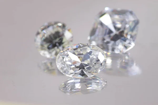 Belle Couleur Cristal Zircone Perles Diamant Pour Bijoux — Photo