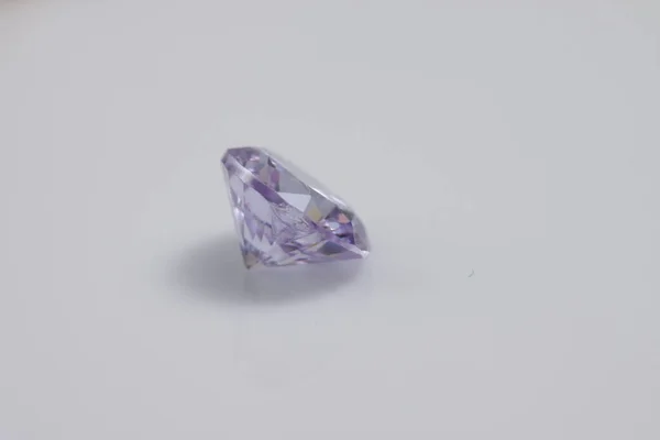 Primer Plano Hermoso Diamante Cristal Color Como Perlas Joyería —  Fotos de Stock