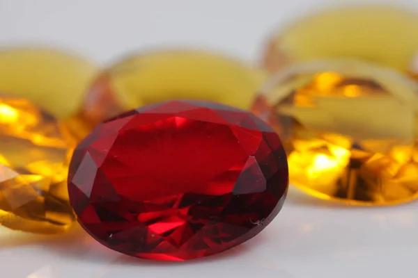 Κοντινό Πλάνο Του Όμορφο Χρώμα Κρύσταλλο Διαμάντι Όπως Χάντρες Για — Φωτογραφία Αρχείου