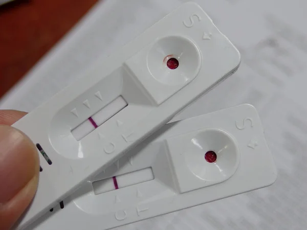 2019 Coronavirus Schnelltest Kit Zur Früherkennung Von Ncov Viren Die — Stockfoto