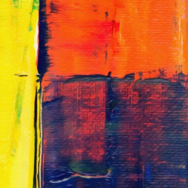 Soyut resim boyalı doku arka planı. Yağ dokunuşları ve tuvale sıçramalar. Tasarım için basit bir yaratıcılık örneği. Makro paleti karışık renklerle kapat. Asıl grunge arkaplanı.