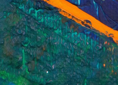 Yüksek kalite detaylı yakın çekim dokusu. Petrolde makro arka plan. Kuru fırça darbeleri. Harika bir arka plan. Klasik resim tarzında mükemmel desen.