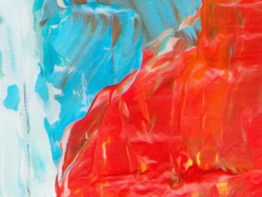 Tuval üzerinde orijinal soyut resim. Karışık ortam düzeni. El çizimi sanat arka planı.