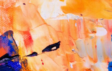 Tuval üzerinde orijinal soyut resim. Karışık ortam düzeni. El çizimi sanat arka planı.