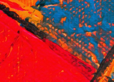 Soyut resim boyalı doku arka planı. Yağ dokunuşları ve tuvale sıçramalar. Tasarım için basit bir yaratıcılık örneği. Makro paleti karışık renklerle kapat. Asıl grunge arkaplanı.