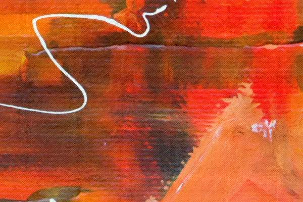 Абстрактне Фарбування Олійного Фону Текстури — стокове фото
