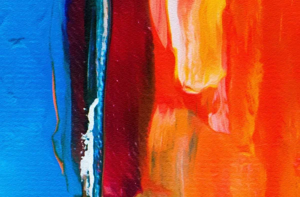Multicolor Brush Strokes Oil Structure Grunge Fine Art Mixed Media — Stock Photo, Image