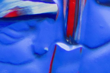 Soyut grunge arkaplanı. Kirli bir tarz. Geniş desenli fırça darbeleriyle basit bir resim şablonu. Elle çizilen renkli güzel bir doku. Dijital çivit duvar kağıdı. Eski arkaplan.