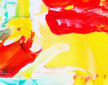 Karışık renklerde soyut arka plan. Yağ ve suluboya tasarım elemanları. Kapaklar, posterler ve afişler için tasarım şablonu. Basit makro yakın çekim boya fırça sıyrıkları.