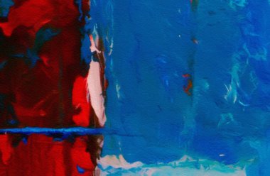 Yağlı yaratıcı soyut boyama arka plan. Boyadokulu fırça darbeleri. Renkli tasarım deseni. Sanatsal çizim grunge doku. Dekorasyon için suluboya karışık güzel sanatlar şablonu. Vintage.