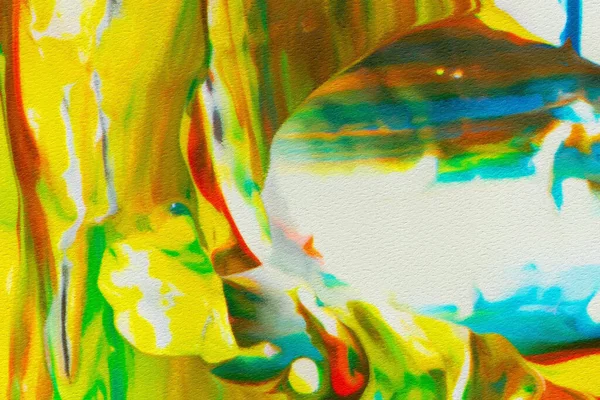 Abstract Olieverfschilderij Textuur Achtergrond — Stockfoto