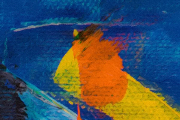 Makro Kunstwerk Teil Ölfarbe Hintergrund Nahaufnahme Kunstfragment Einzigartige Grunge Textur — Stockfoto