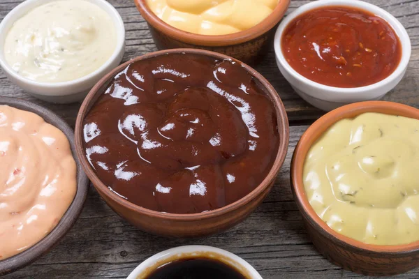 Set of sauces — Stock Photo, Image