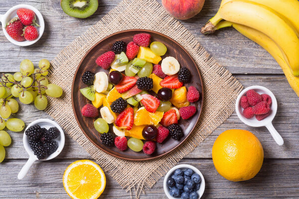 Салат из фруктов и ягод
 