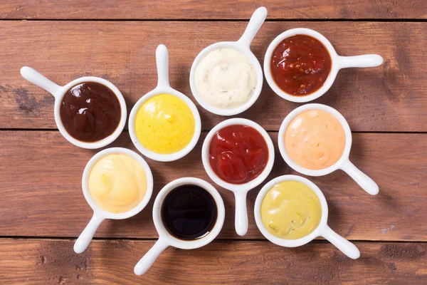 Ensemble de sauces — Photo