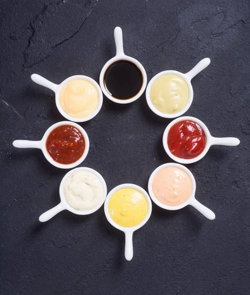 Conjunto de salsas — Foto de Stock
