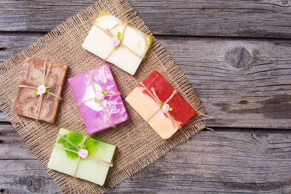 Colorful fruit handmade soap — Stock Photo, Image