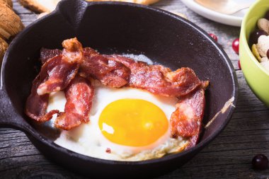 sahanda yumurta ile pan