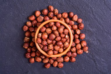 Makro çekim fındık