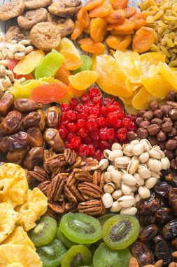 Mix fındık, Kuru ve meyve şekerlenmiş