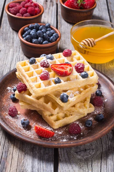 Ev yapımı Belçika waffle
