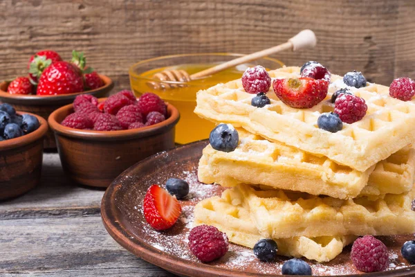 Ev yapımı Belçika waffle