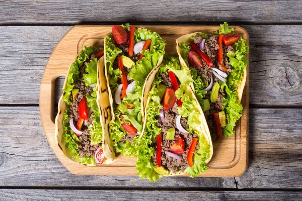 Tacos mexicanos tradicionais — Fotografia de Stock