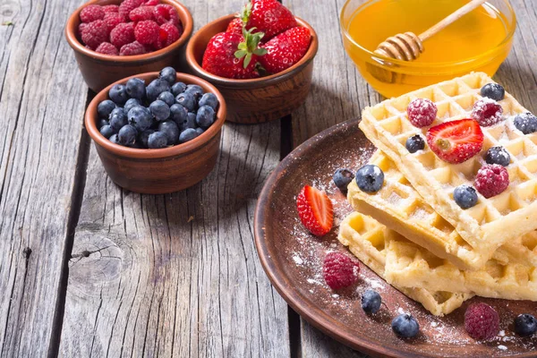Ev yapımı Belçika waffle