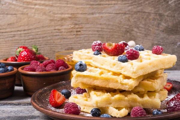 Ev yapımı Belçika waffle