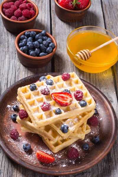 Ev yapımı Belçika waffle