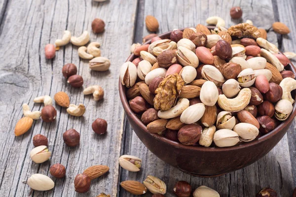 Mix of nuts — Stock Photo, Image